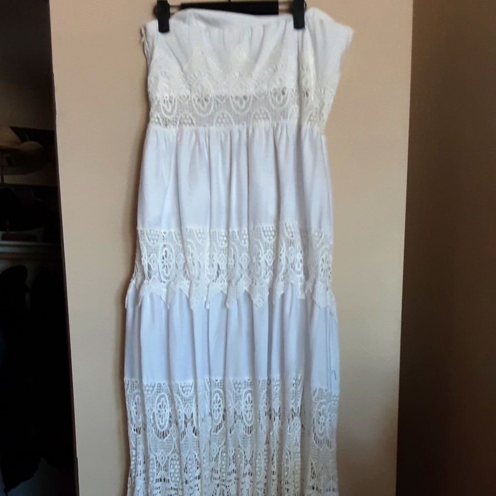 Boston Proper Lace Summer Dress